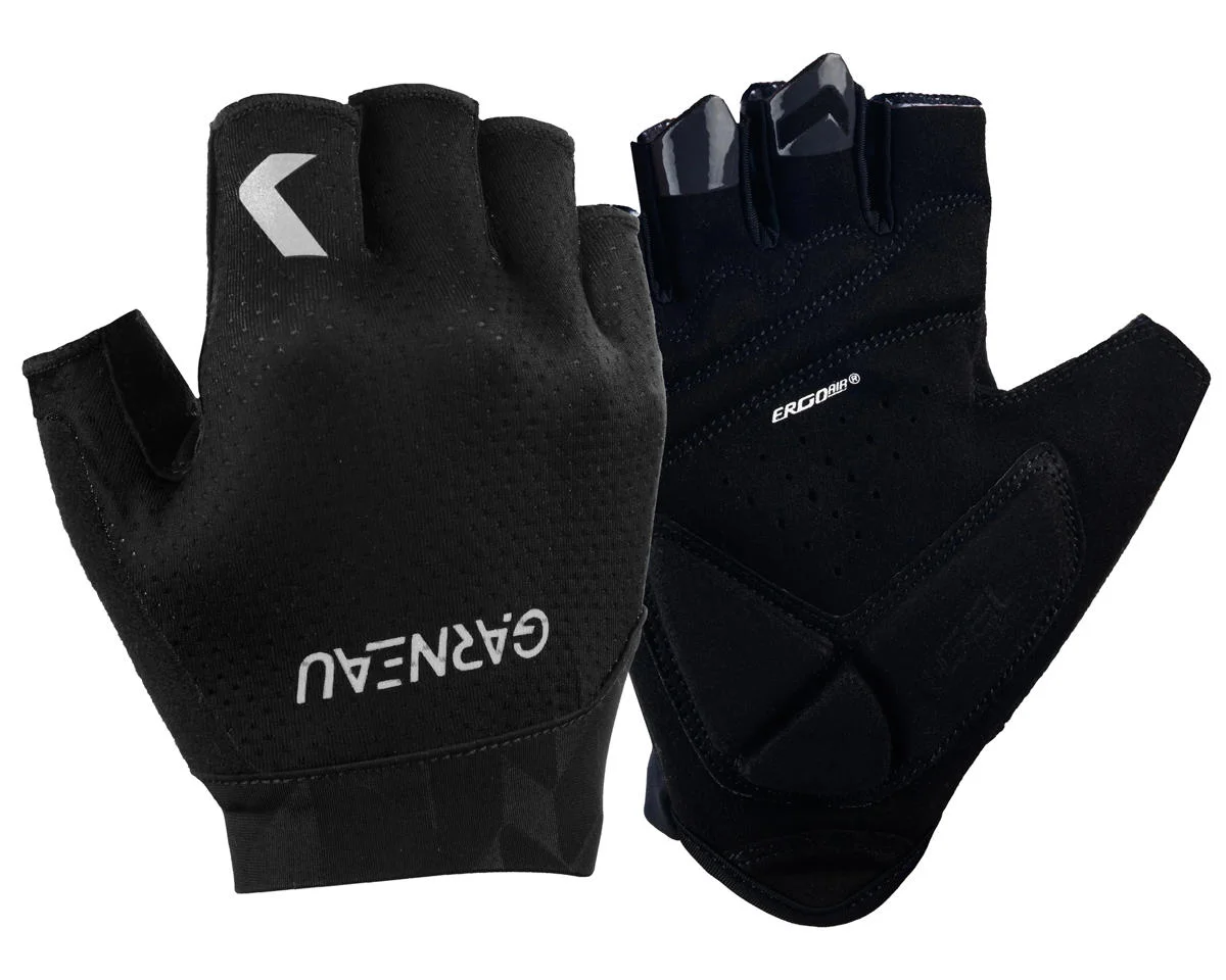 Louis Garneau Men's Gel Ultra Gloves (Black/Medium Grey) (S)
